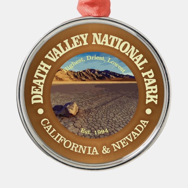 Death Valley NP2 Metal Tree Decoration (Front)
