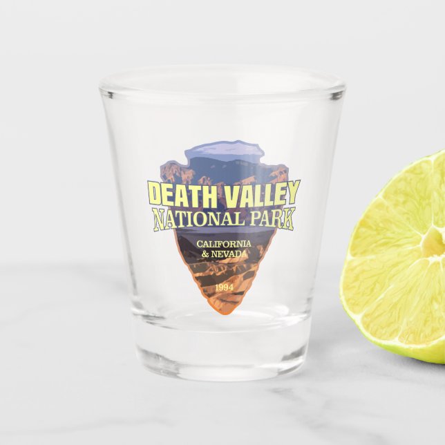 Death Valley NP (arrowhead) Shot Glass (Front)