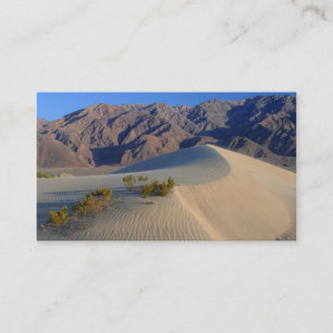 DEATH VALLEY SAND DUNES PHOTOGRAPHY NATURE BEAUTY BUSINESS CARD