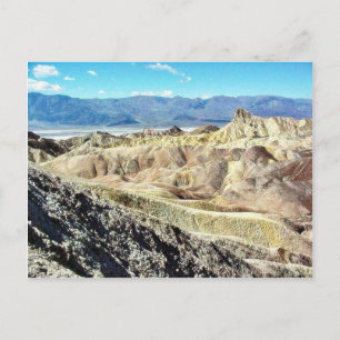 Death Valley Zabriskie Point Sand Desert 3 Postcard