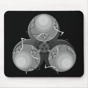 Death Virus Biohazard Mouse Mat