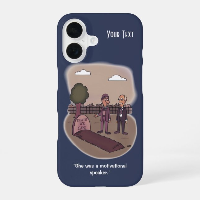 Death We Can iPhone 16 Case (Back)