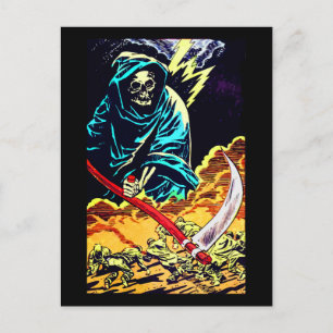 Death with a Scythe Halloween Card