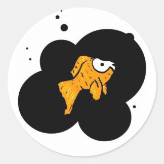 Deathfish Classic Round Sticker