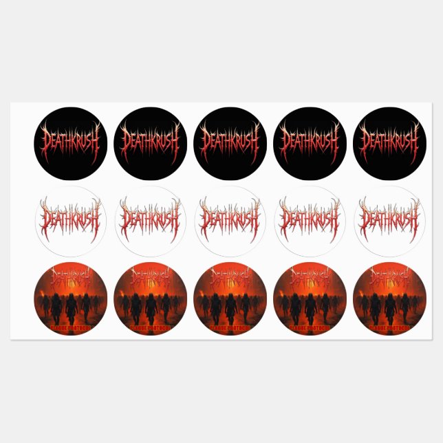 Deathkrush - Stickers (Sheet)