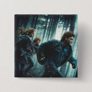 Deathly Hallows - Group Running 15 Cm Square Badge
