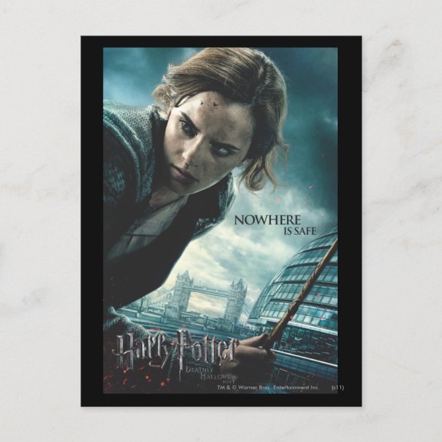 Deathly Hallows - Hermione 2 Postcard (Front)
