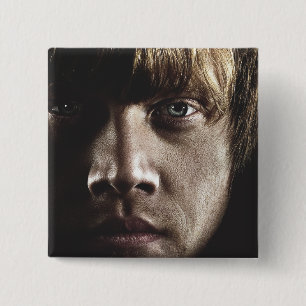 Deathly Hallows - Ron 15 Cm Square Badge