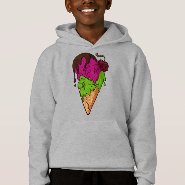 Deathly Sweet Berry Skull Ice Cream (Front)