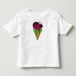 Deathly Sweet Berry Skull Ice Cream Toddler T-Shirt