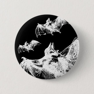 Deathrock Vampire Bats 6 Cm Round Badge