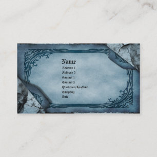 Death's Calling Card Gothic Business Card