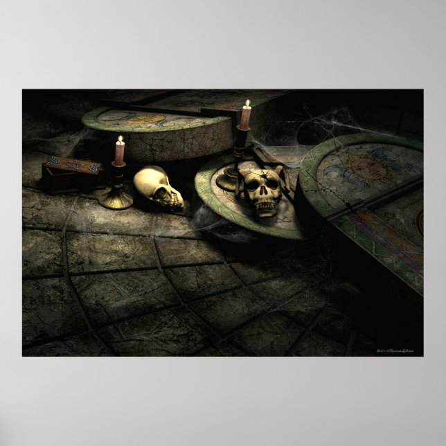 Deaths Domain Gothic Art Poster (Front)