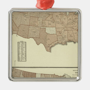 Deaths, enteric, scarlet fever metal tree decoration