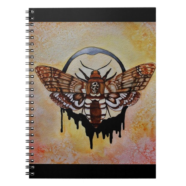 Death's Head Hawk Moth Notebook (Front)