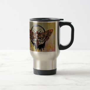Death's Head Hawk Moth Travel Mug