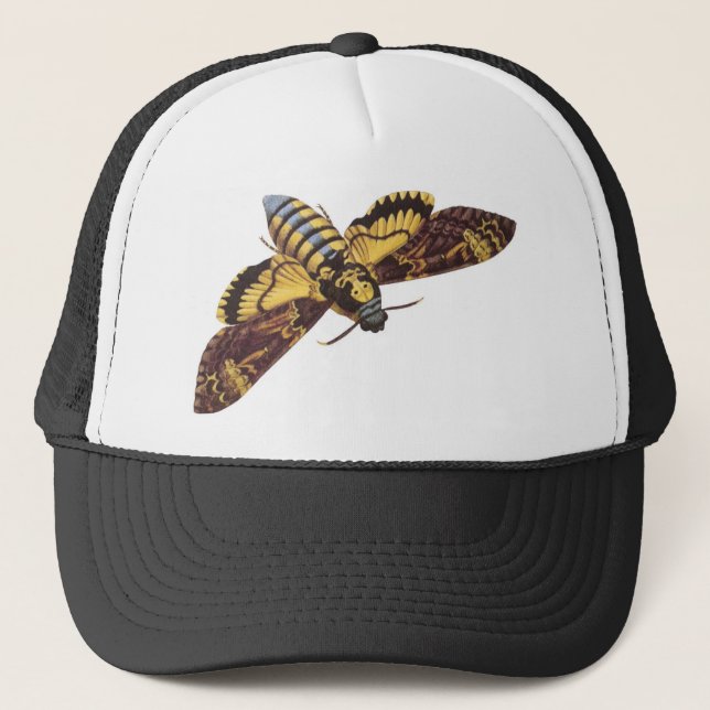 Death's Head Hawk Moth Trucker Hat (Front)