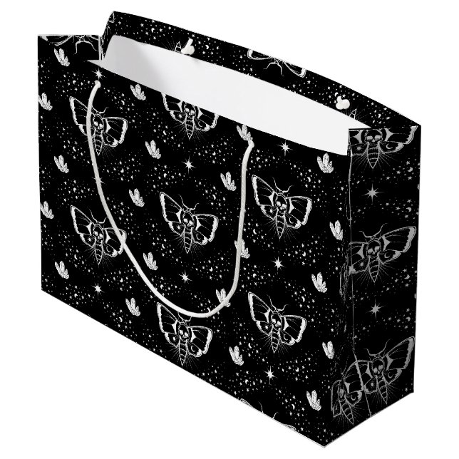 Death's-head hawkmoth  large gift bag (Back Angled)