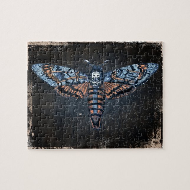 Death's Head Moth, aka Sphinx atropo moth Jigsaw Puzzle (Horizontal)