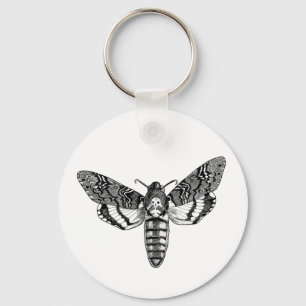 Death's-Head Moth Key Ring