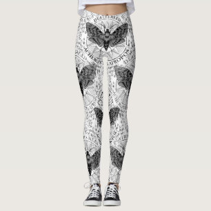 deaths head moth leggings