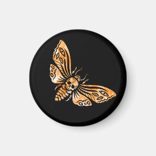 Death's Head Moth  Magnet