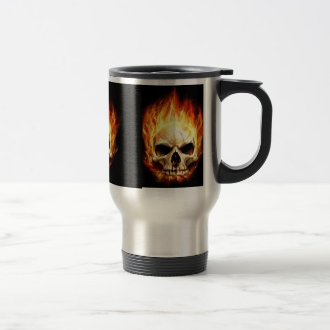 death's head travel mug (Right)
