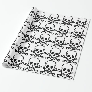 Death's head wrapping paper