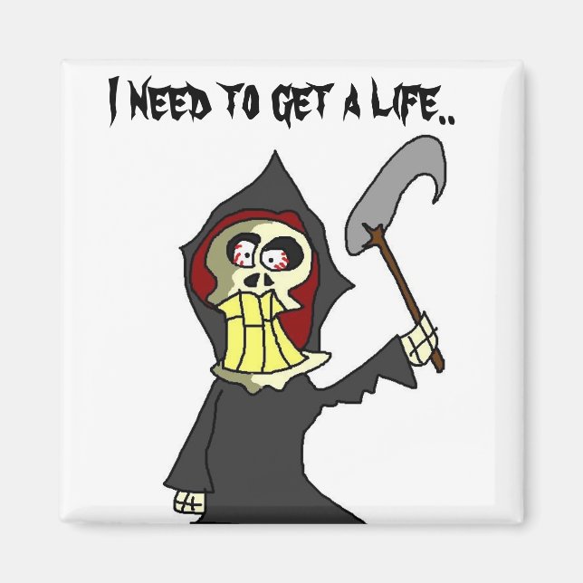 "Death's Sentence" Magnet (Front)