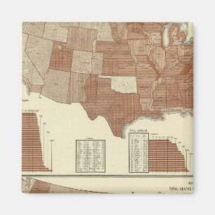 Deaths statistical map magnet