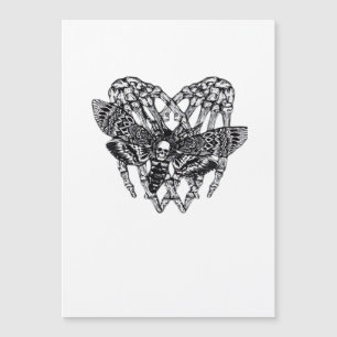 Deathshead Moth Classic - Skeleton Hand Heart