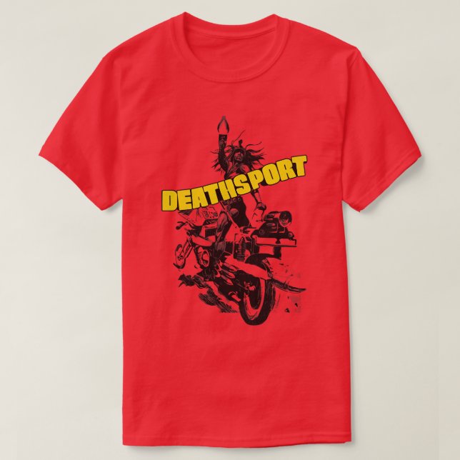 DEATHSPORT 70s Dystopian Movie T-Shirt (Design Front)