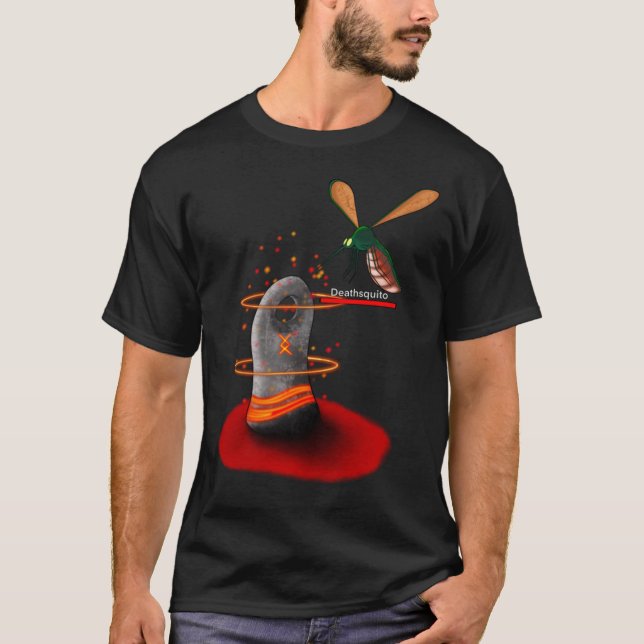 Deathsquito &amp; Stone Valheim Classic T-Shirt (Front)