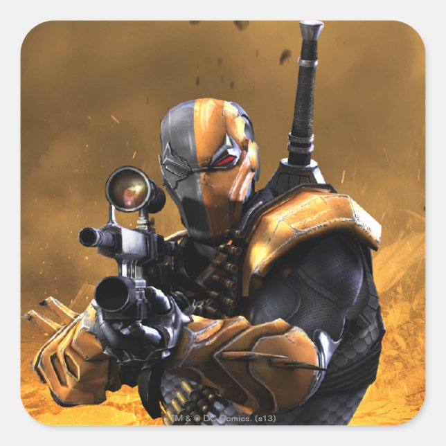 Deathstroke Square Sticker (Front)