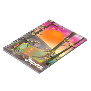 Deauville Beach france seaside poster. Notebook