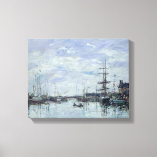 Deauville, the Dock, 1892 Canvas Print