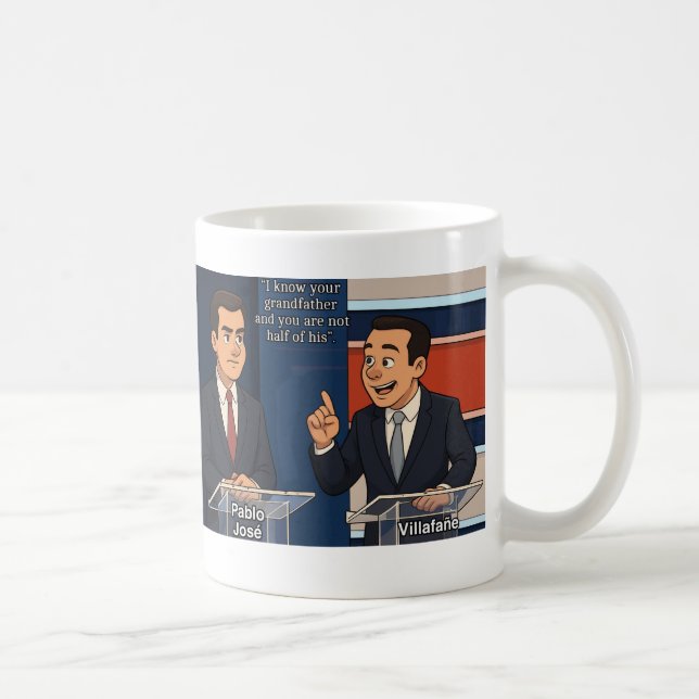 Debate Pablo Jose & William Villafañe Coffee Mug (Right)