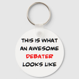 debater, awesome key ring