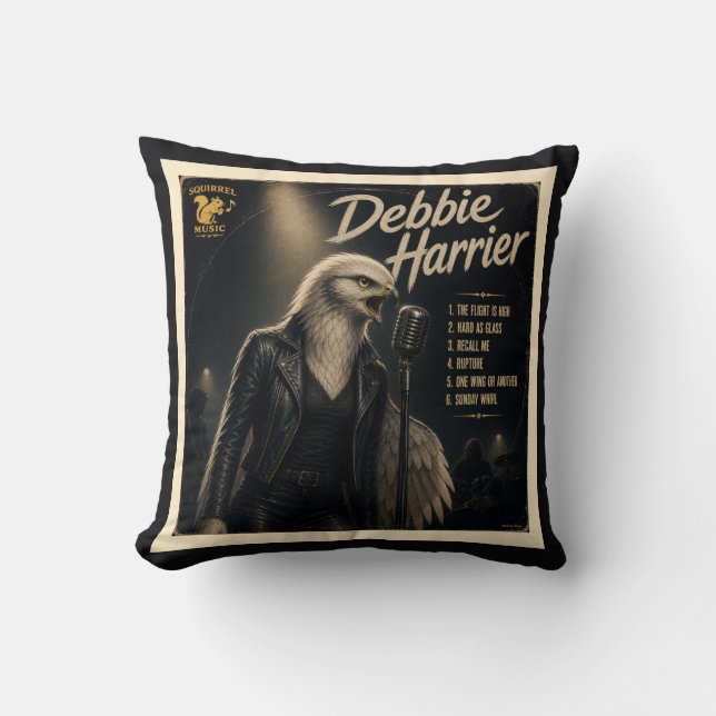 Debbie Harrier Album: a Parody Cushion (Front)