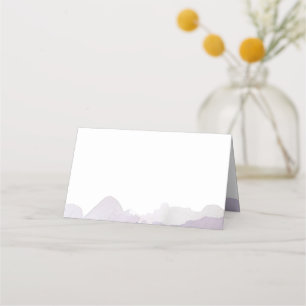 Debonair Lavender Wedding Place Card