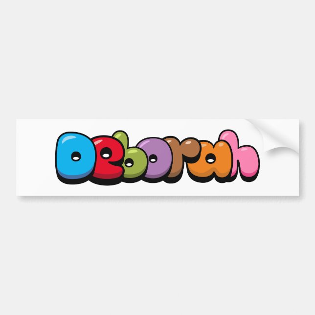 Deborah Bumper Sticker (Front)