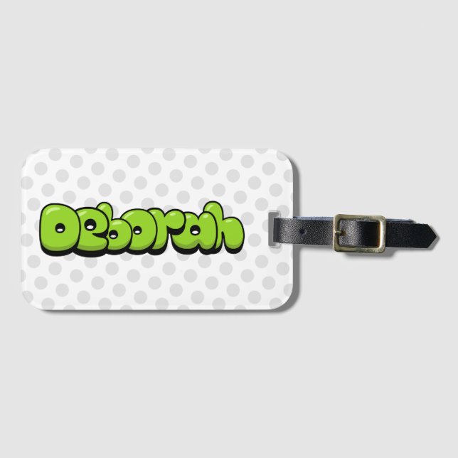 Deborah Luggage Tag (Front Horizontal)