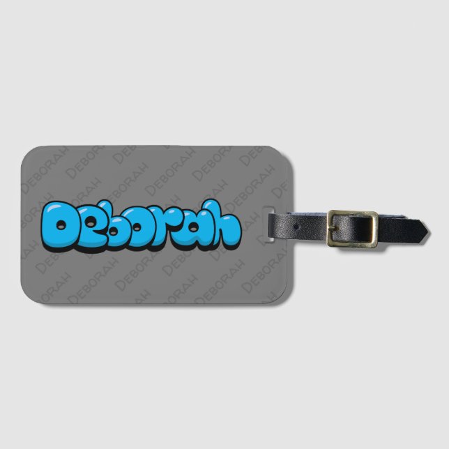 Deborah Luggage Tag (Front Horizontal)