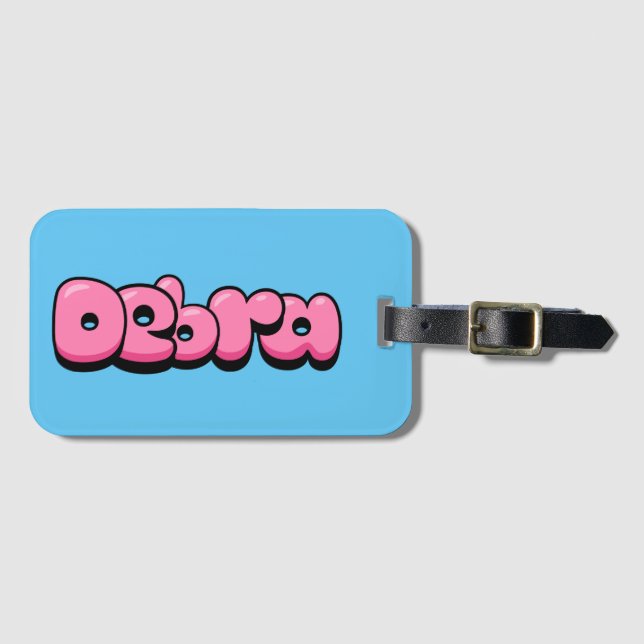 Debra Luggage Tag (Front Horizontal)