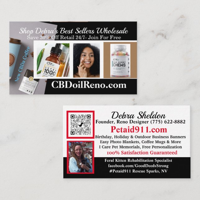 Debras Business Card (Front/Back)