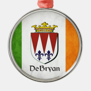 DeBryan Irish Flag Metal Tree Decoration