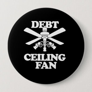 DEBT CEILING FAN 10 CM ROUND BADGE
