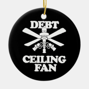DEBT CEILING FAN CERAMIC TREE DECORATION
