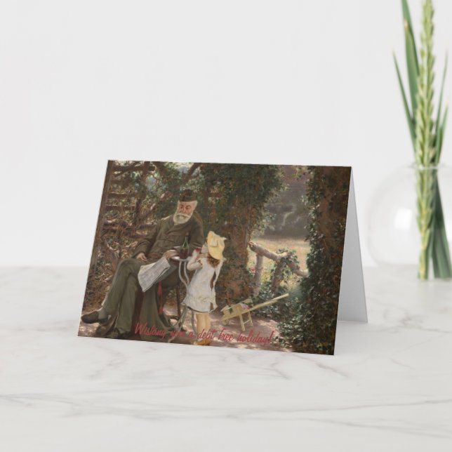 Debt Free Christmas Holiday Card (Front)