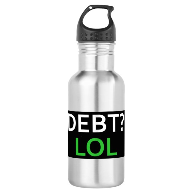 Debt LOL 532 Ml Water Bottle (Front)